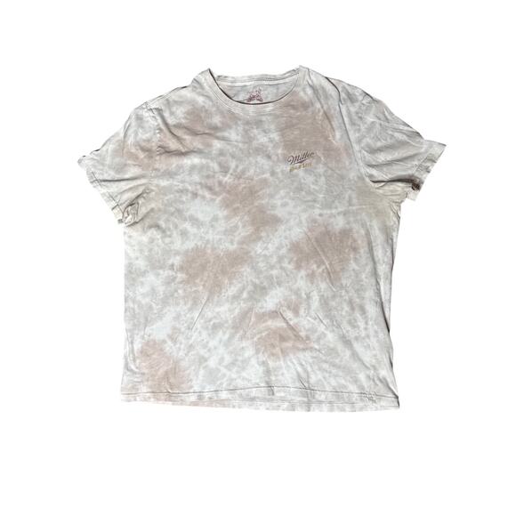 Lucky Brand Miller High Life Graphic Tee Men’s XXL Tie Dye Beer Shirt - Picture 2 of 6